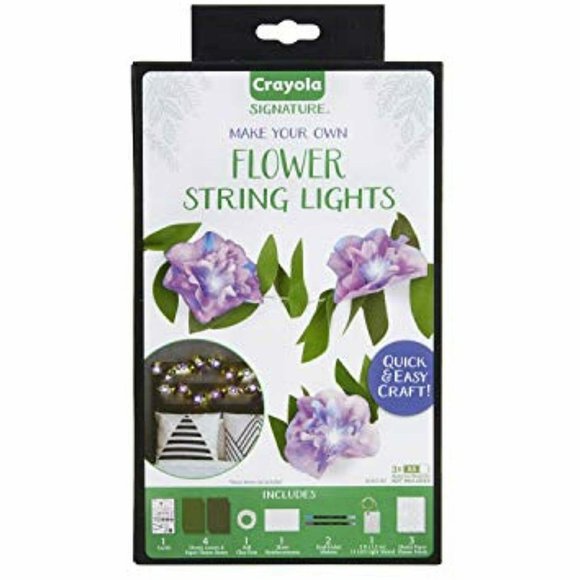 Crayola DIY String Lights Kit, Flower Lights - Picture 1 of 5